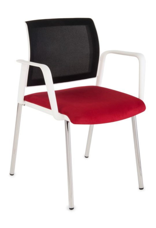 Krzeslo SET NET ARM White